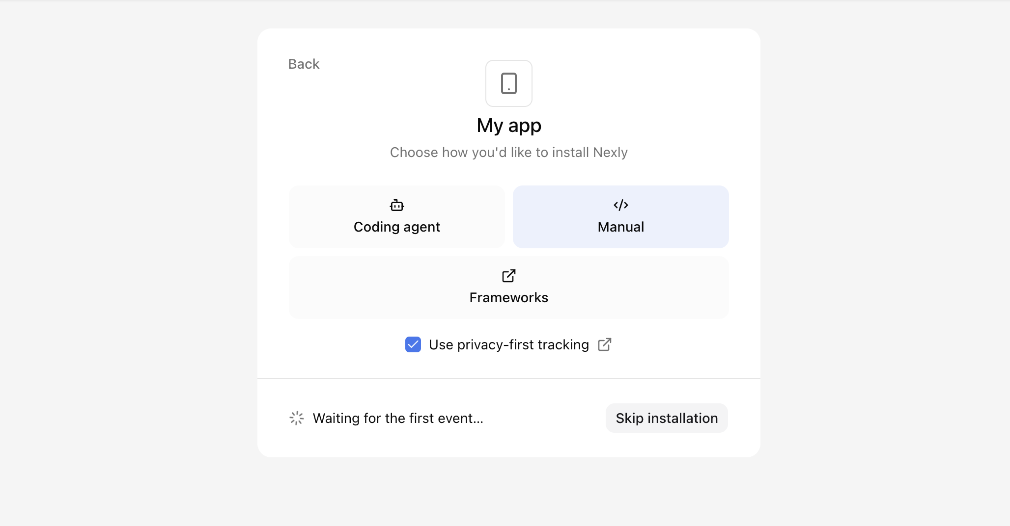 Mobile installation options